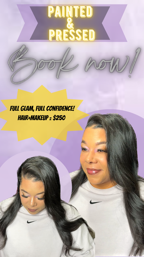 Pressed & Painted (Hair&Makeup)