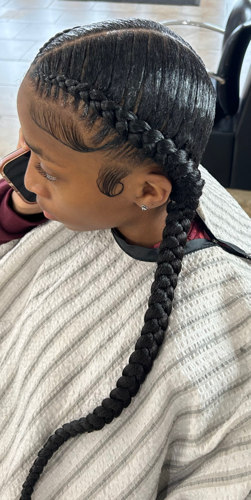 2 Feed-Ins at A&K Plush Hair in detroit, MI