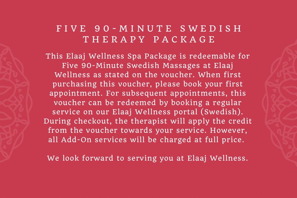 90-Minute Swedish Therapy Package