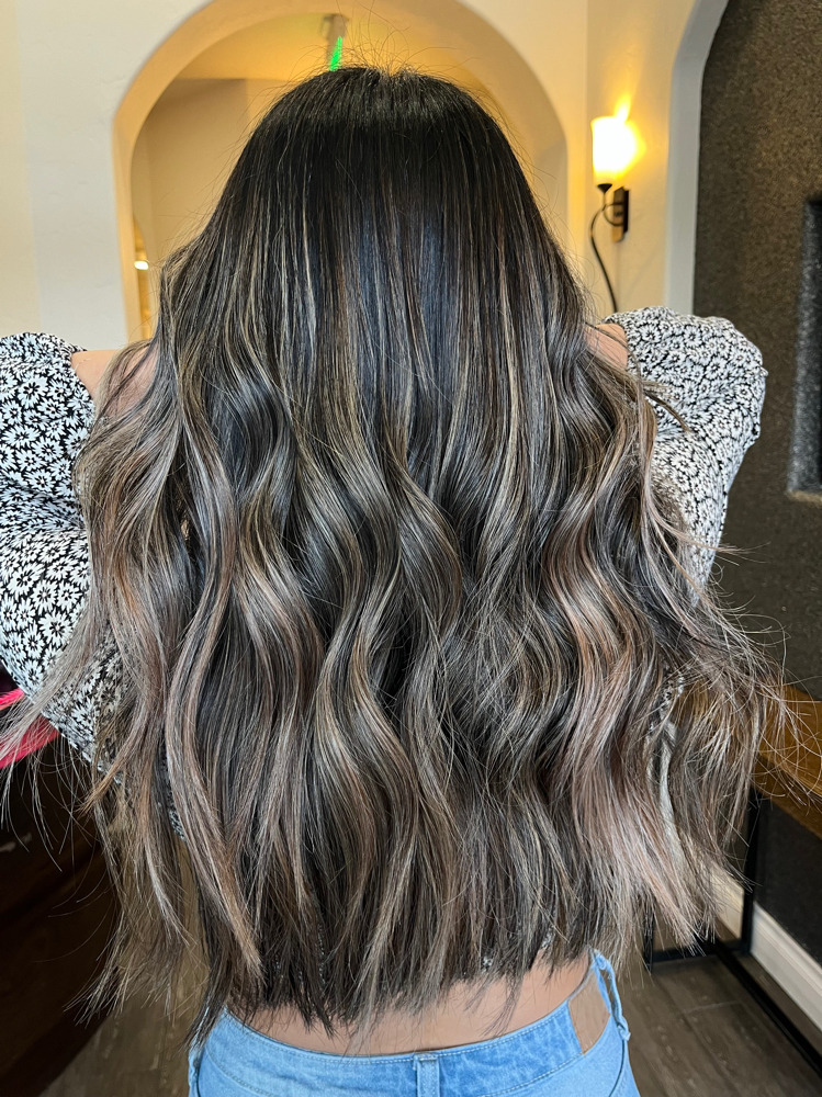 Reverse Balayage (lowlights)
