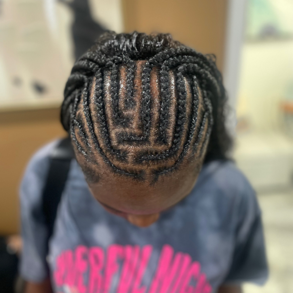 Partial Scalp Braids at Jaelle Beauty & Co. in College Station, TX
