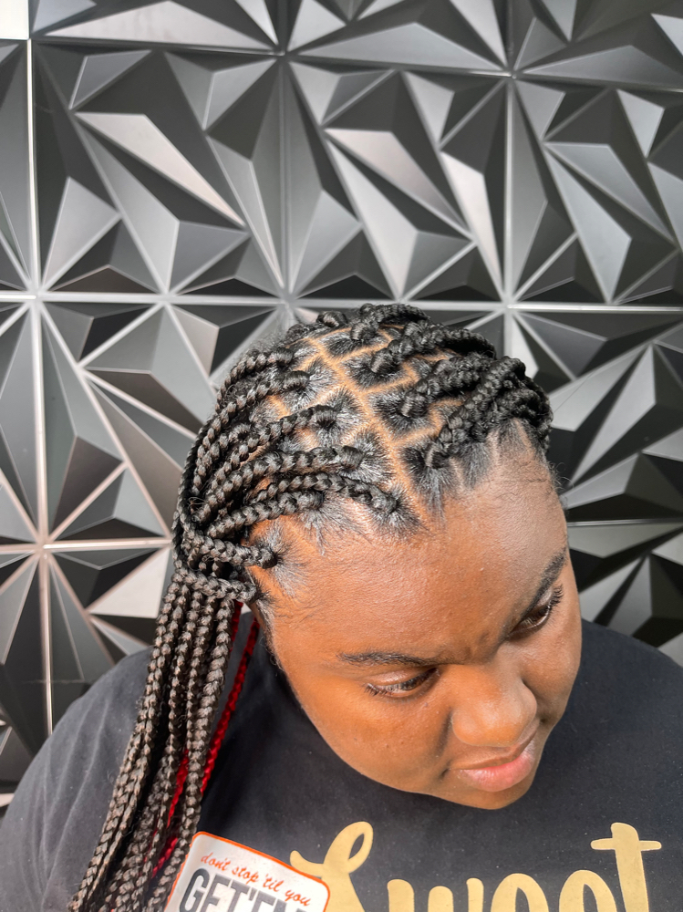 Box Braid Touch Up