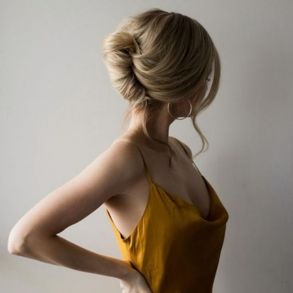 Elegant Updo at Moon and Sea Luxury Salon LLC in Avon, CT