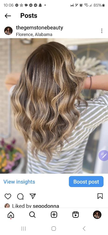 Balayage And Shadow Root Full