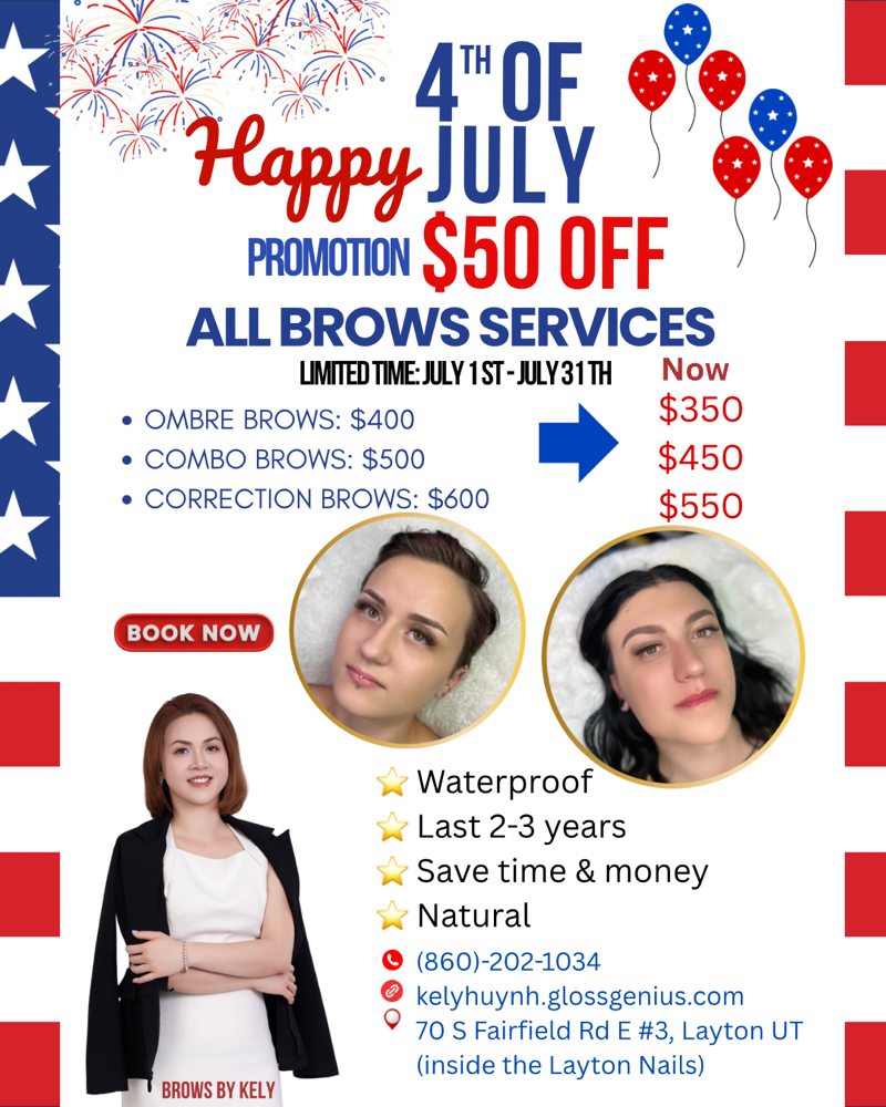 CORRECTION BROWS $50 OFF