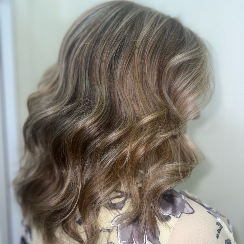 Partial Highlight, Haircut, Blowout at Rooted Beauty By Jenny in Rock Hill, SC