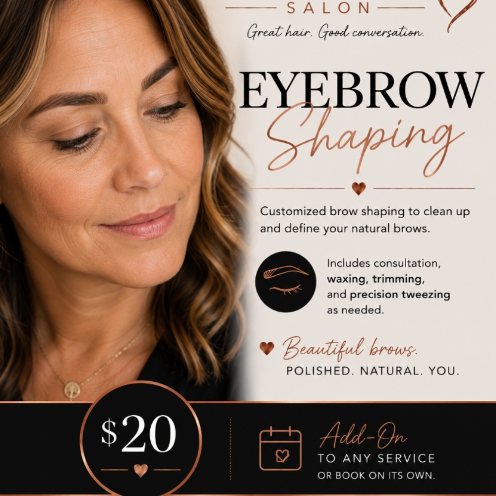 Eyebrow Shaping at Zensational Salon in The Dalles, OR