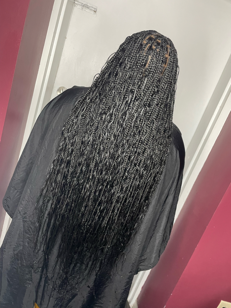 Human Boho Knotless (Micro Hair)