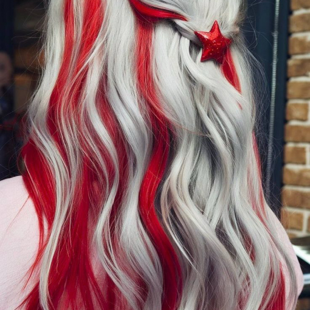 Candy Cane Balayage at Wildflower Beauty Collective in Kingsport, TN