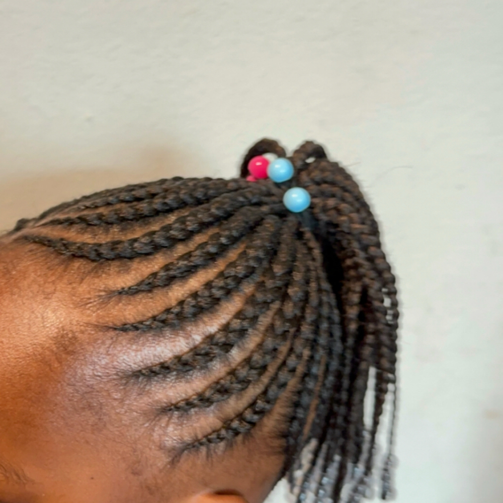 Feed-In Braids at TEL Hair Braiding & Beauty Supply in Garland, TX