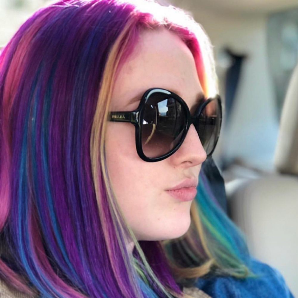 Rainbow Color~First Time at Leni’s Beauty Apothecary in Nevada City, CA