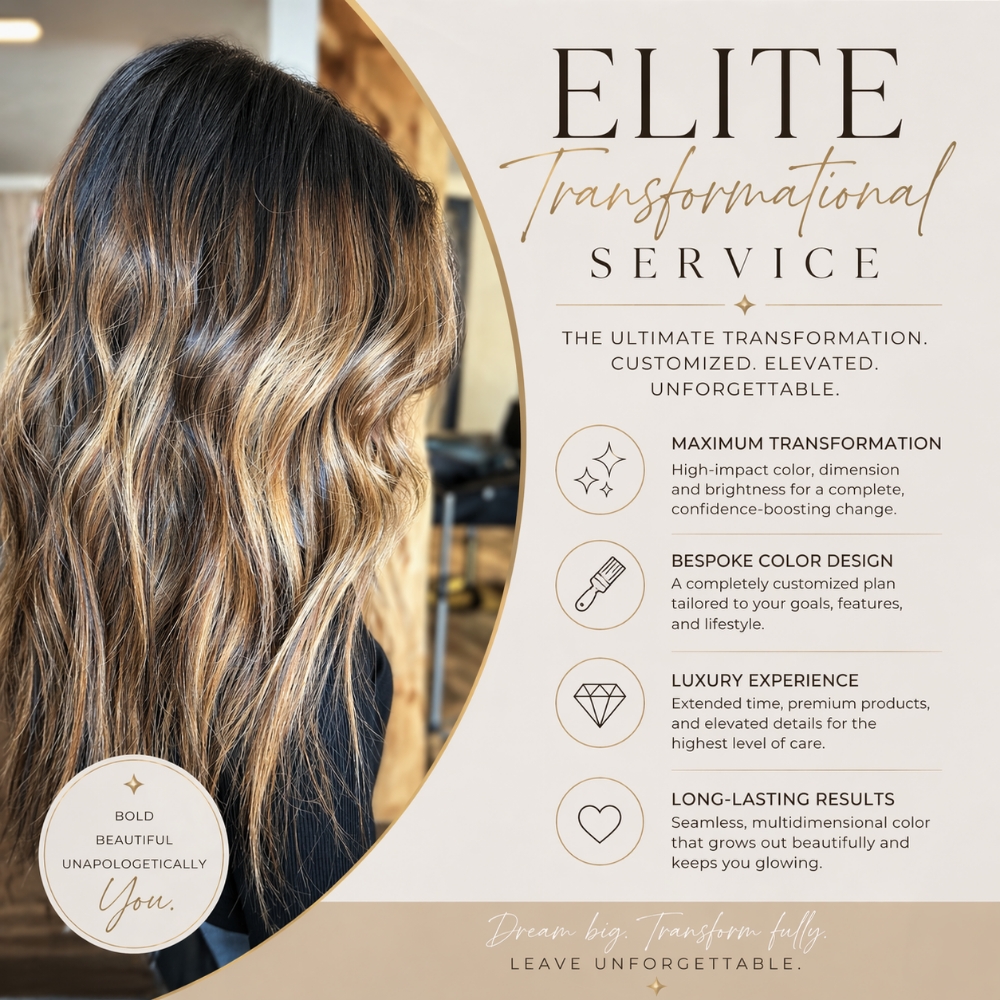 Elite Transformation at Rachel Nyce Hair in Cleveland, TN