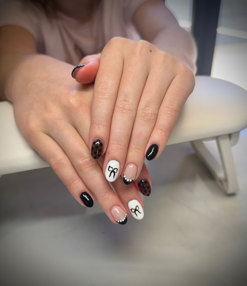 Acrylic Fill With Minimal Designs at JP Nail Designs in ky, KY