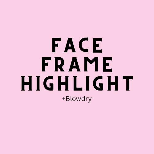 Face Frame Highlight +Blowdry
