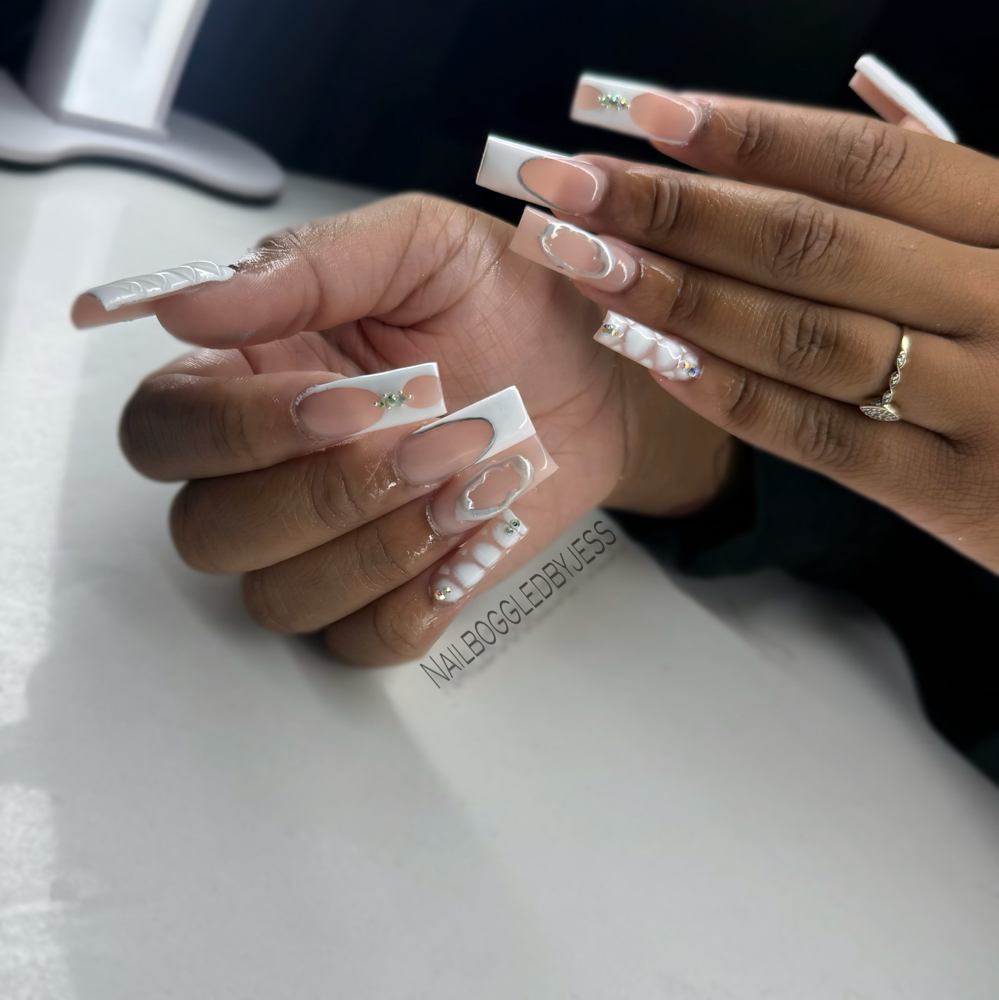 Full Set Colored Acrylic at Nailboggled By Jess in Milwaukee, WI