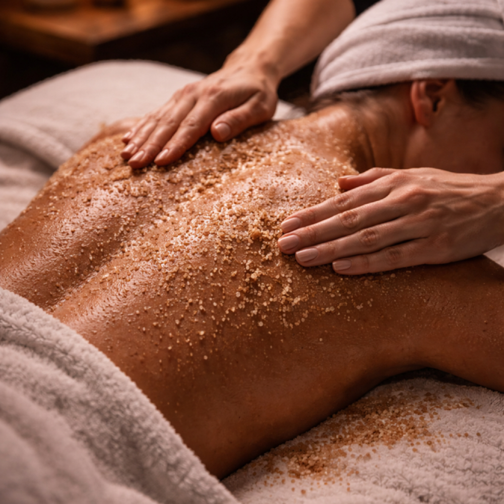 Full Body Scrub at Sentir Spa in Flower Mound, TX