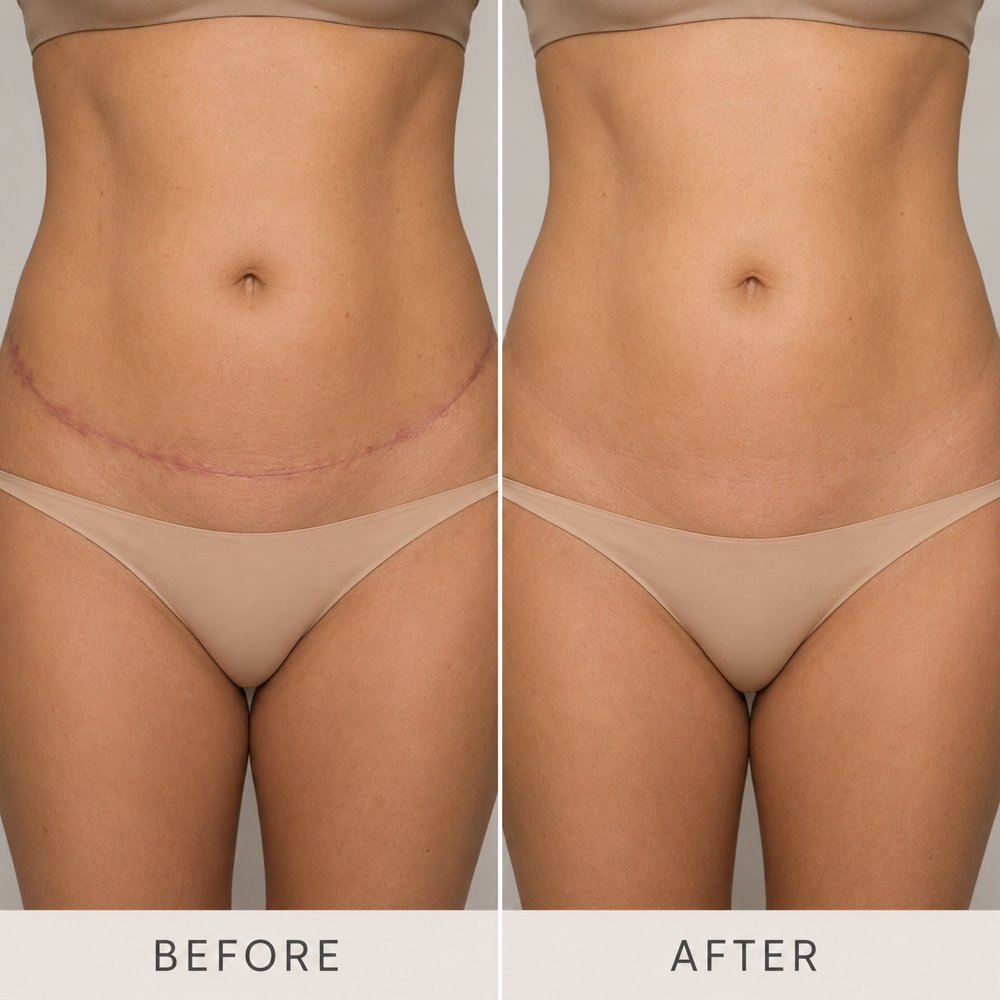 Tummy Tuck 360 Scar Camouflage at Restored Hue Paramedical Studio in Atlanta, GA