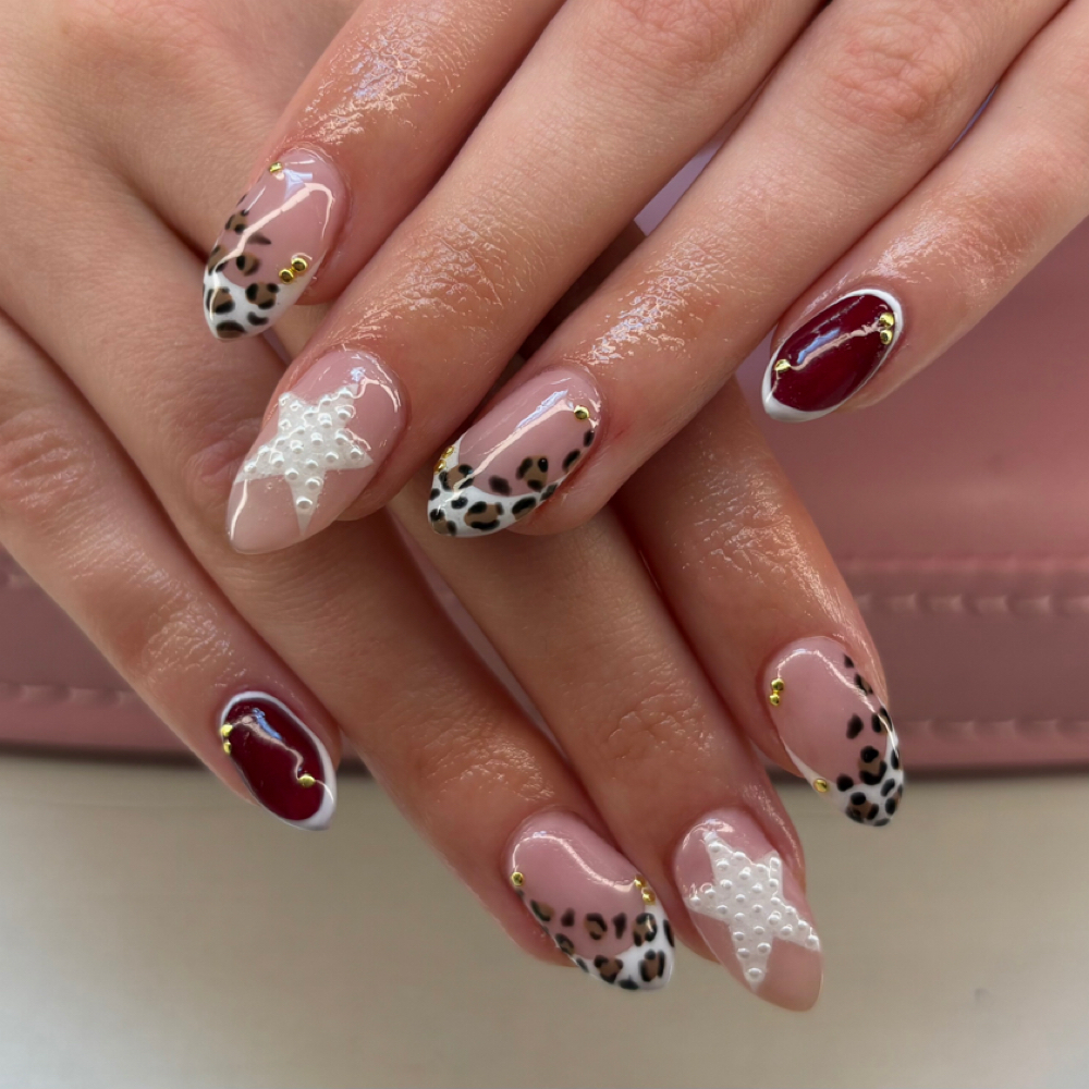 Builder gel mani at Booked & Buffed by Jen in pikeville, KY