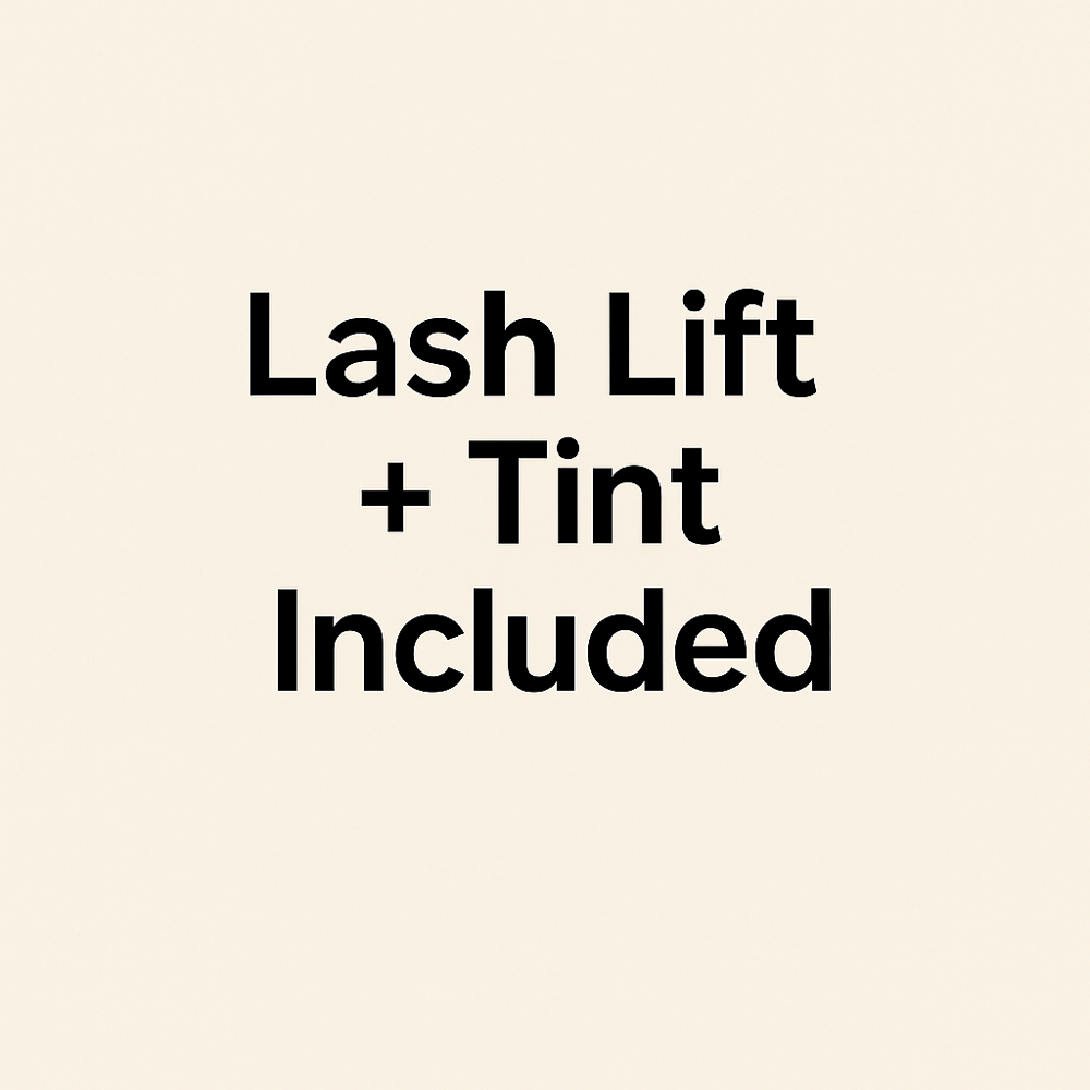 Lash lift and tint