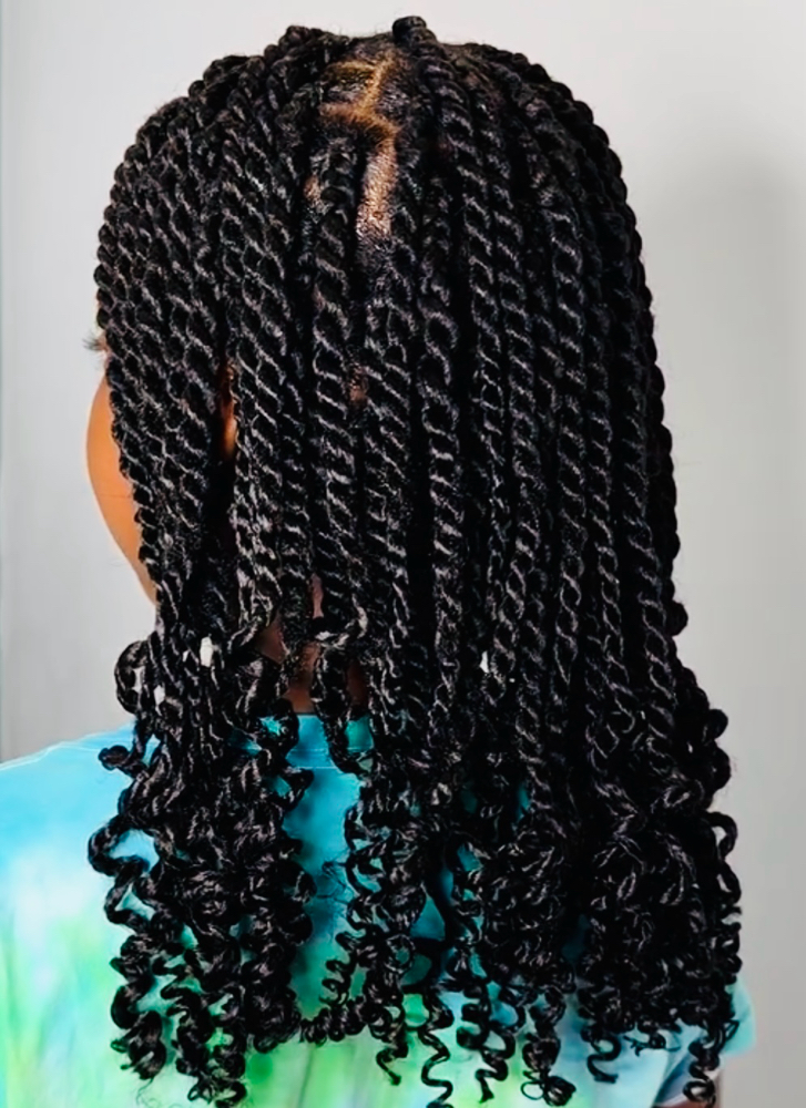 Senegalese Rope Twist W/Curl Ends