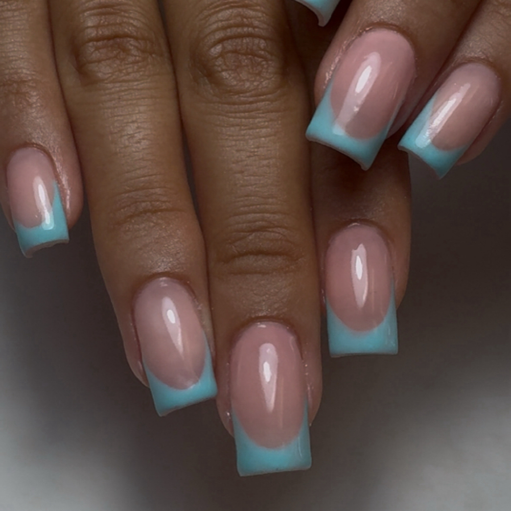 Gel-X Full Set French Tip Only at emilyxartistry in Aurora, IL