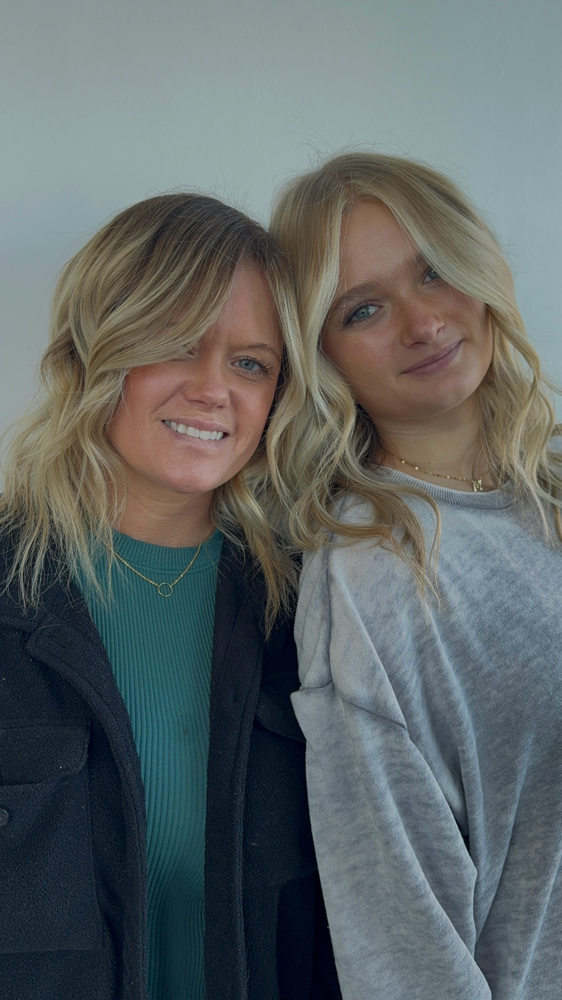 Full Blonding + Hair Cut + Blow-dry