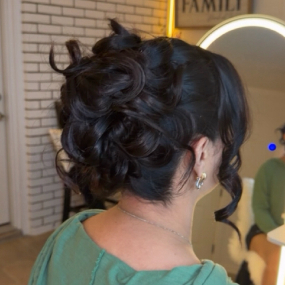 Hair Style/Peinado at Isabella’s Spa in Gilmer, TX