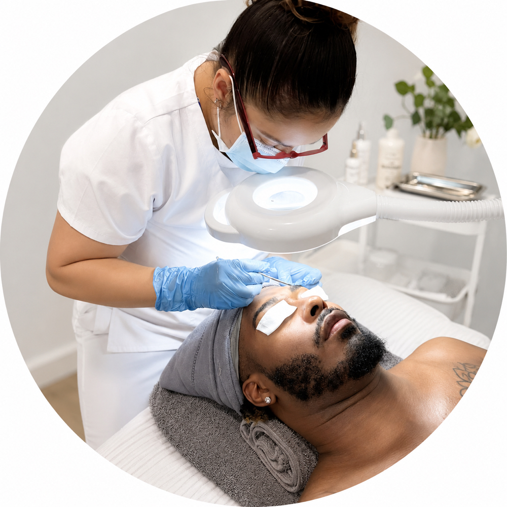Gentalmen's Cooling Facial at Aura Atelier in Charlotte, NC