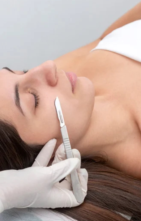 Dermaplaning & Microneedling w/ LED