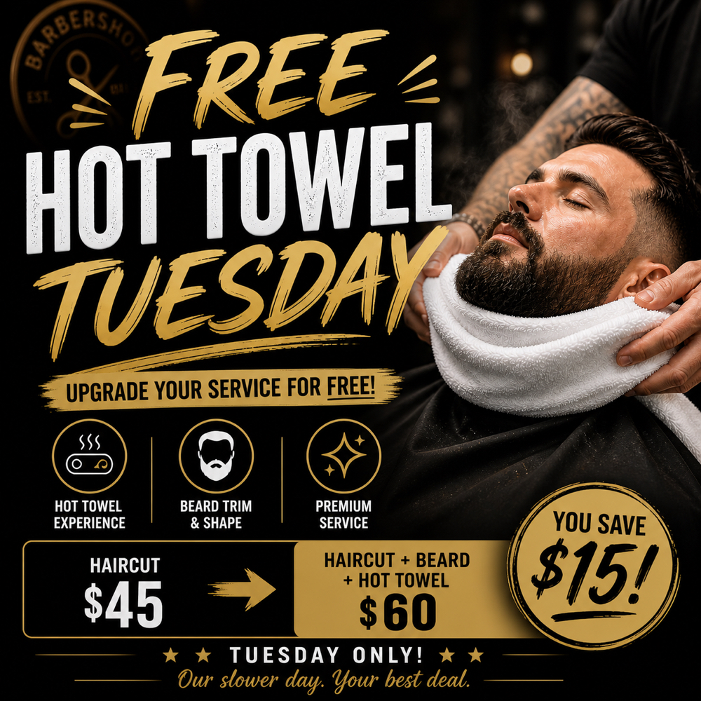 ONLY TUESDAY SPECIAL🚨 at Deluxe Barber Lounge in Midvale, UT