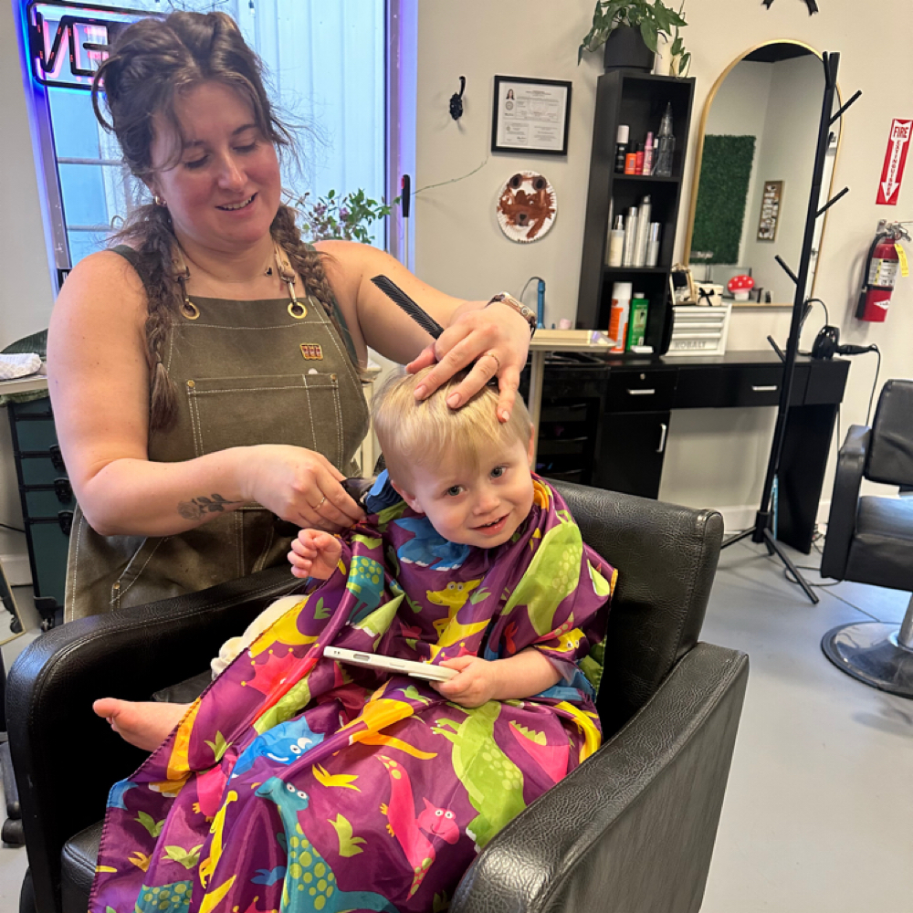 Childs Haircut at Expressions Salon & Studio in Anniston, AL