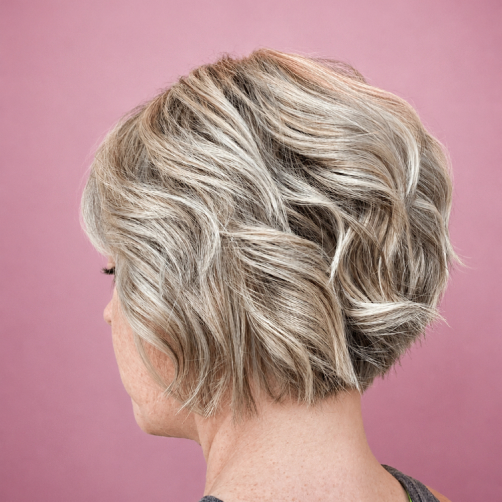 Short Hair Cut at volume hair salon in Bethesda, MD
