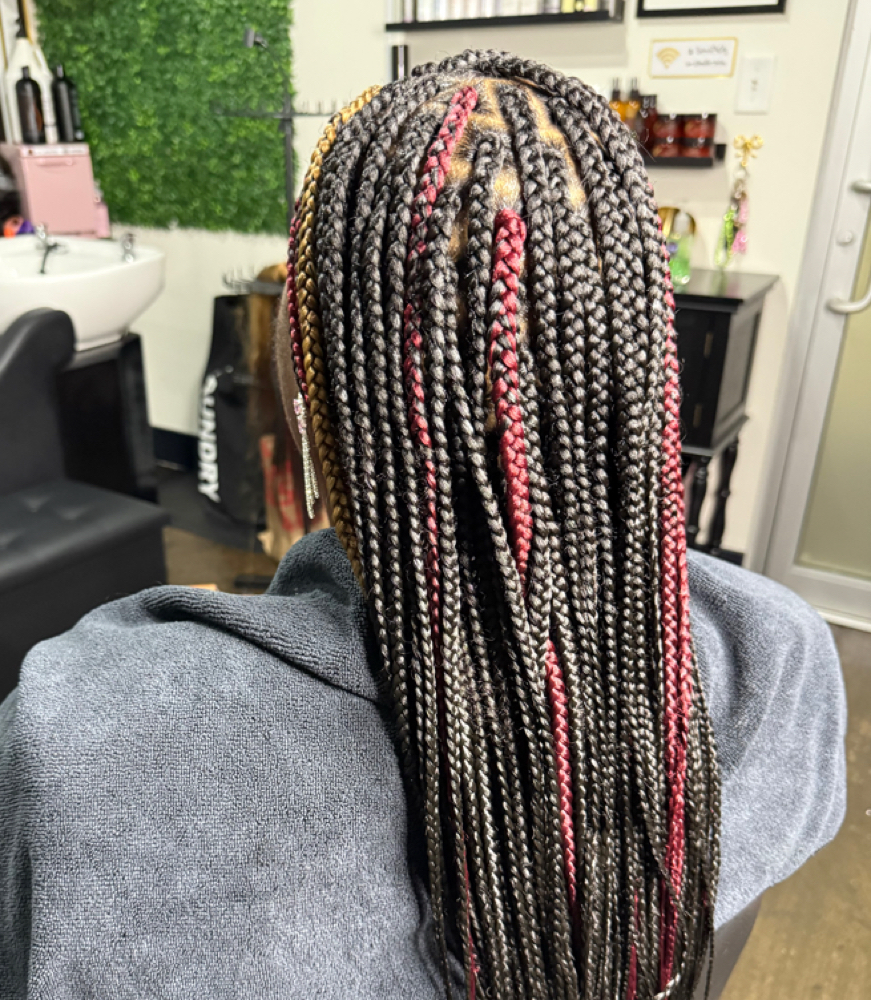 Traditional Box Braids at Gifted Hands Beauty Salon in Buffalo, NY