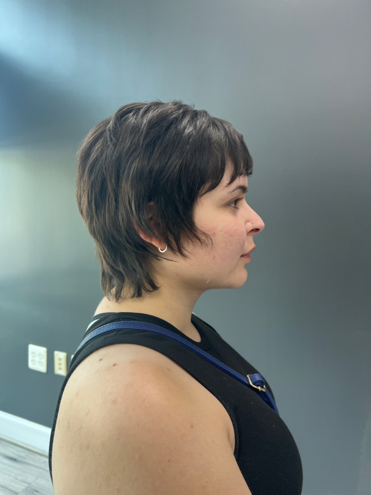 Pixie Cut and Blow-out Style