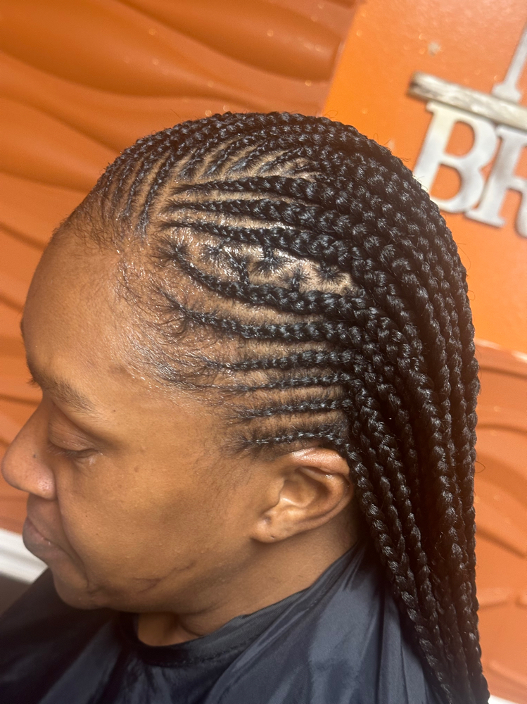 Tribal ( Fulani) Braids at ML Braids & Weaves in Grayson, GA