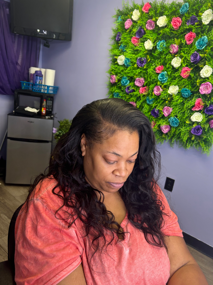 Traditional sew in