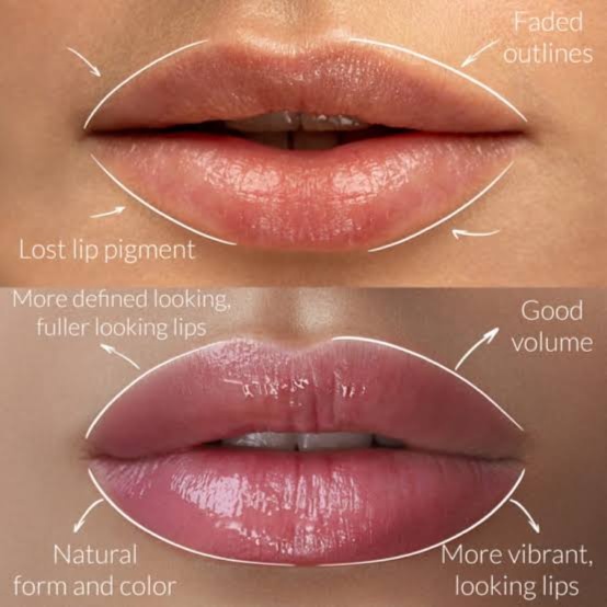 Lip Blush Tattoo at Very Aesthetic Skin + Brows in Franklin, TN