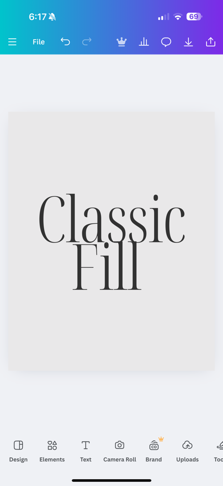 Classic Fill