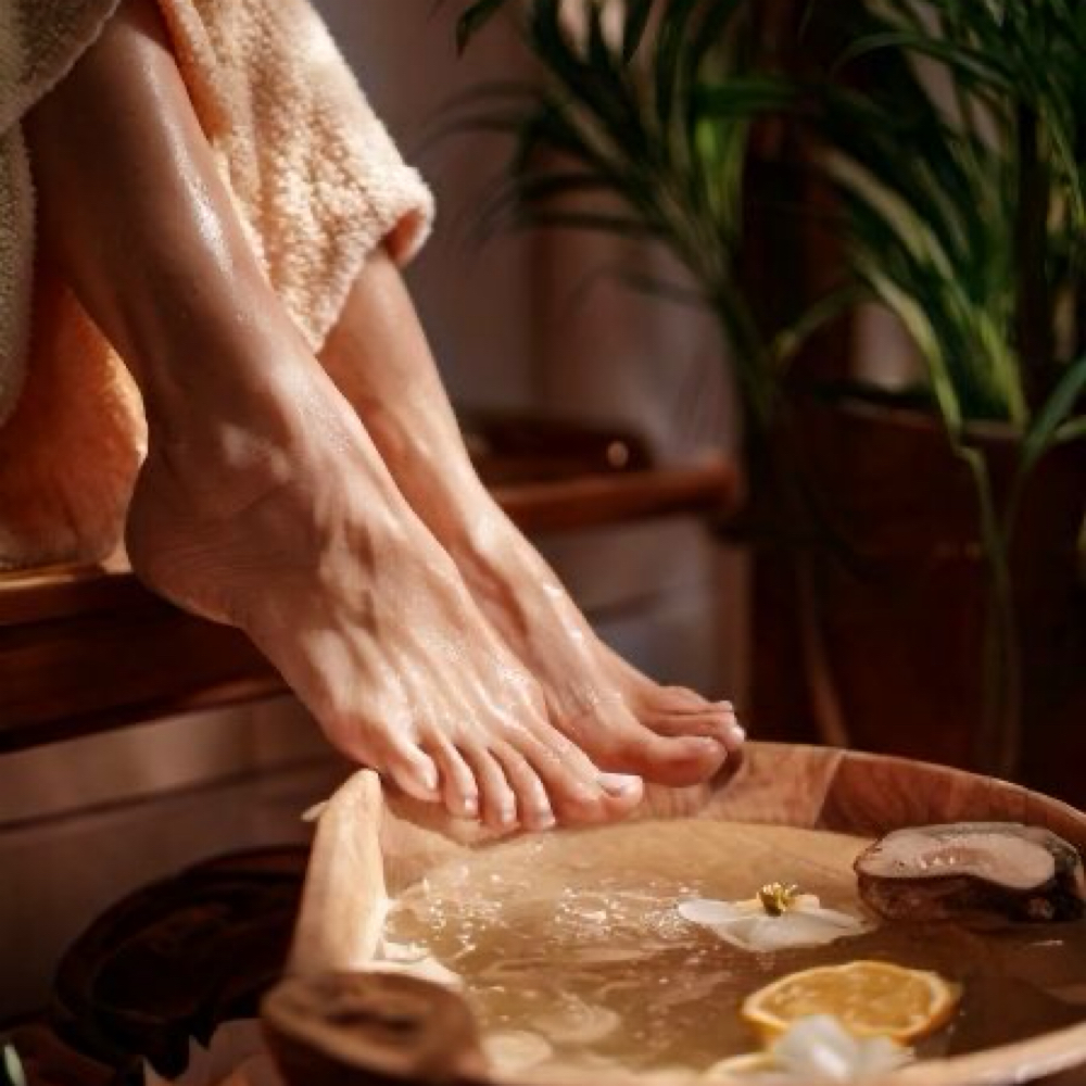 Luxe Pedi at The Heel Hustler X Sarah B’s HairPlay in Laurel, MS