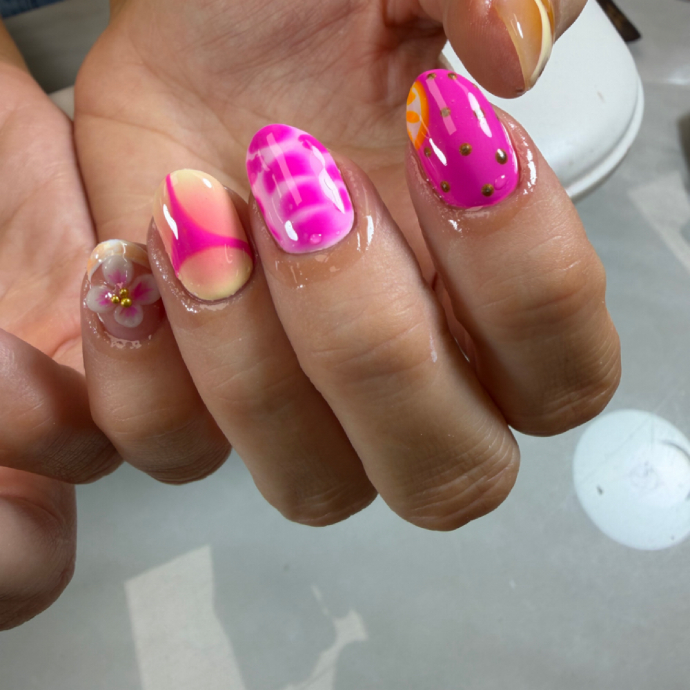 Manicure at Bare Nails Studio in Lakeland, FL