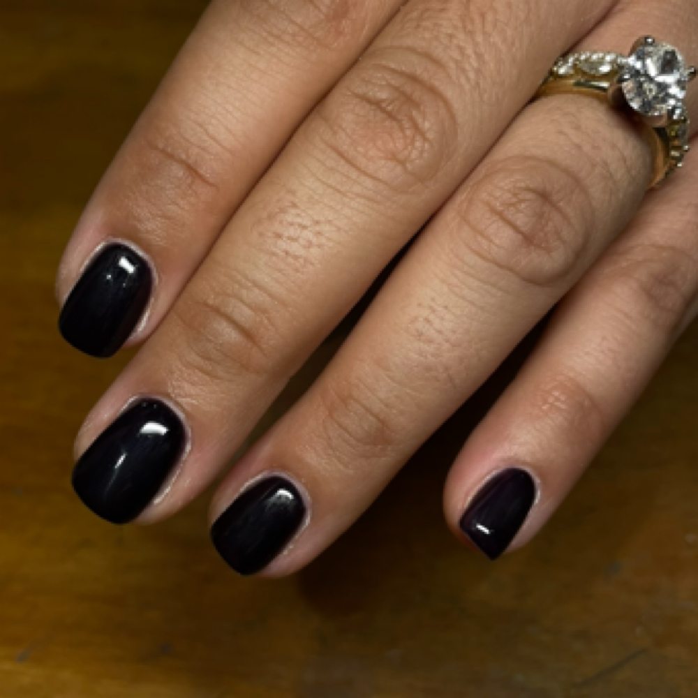 Builder Gel Mani at Salon Sage+ in Southwick, MA