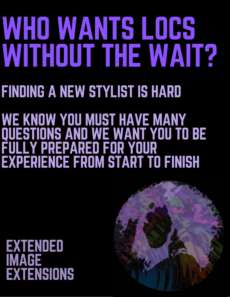 Hair or loc styling consultation