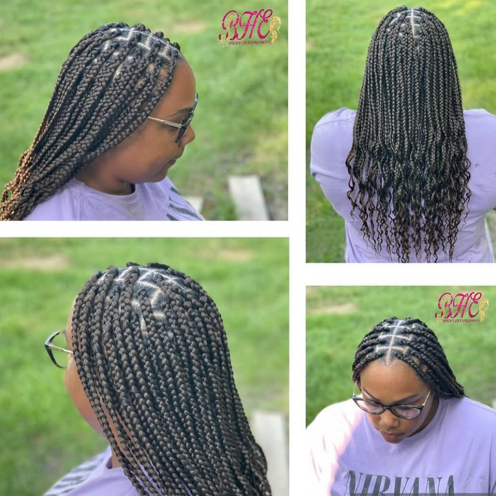 Medium Box Braids at Erica Sam in Opelousas, LA