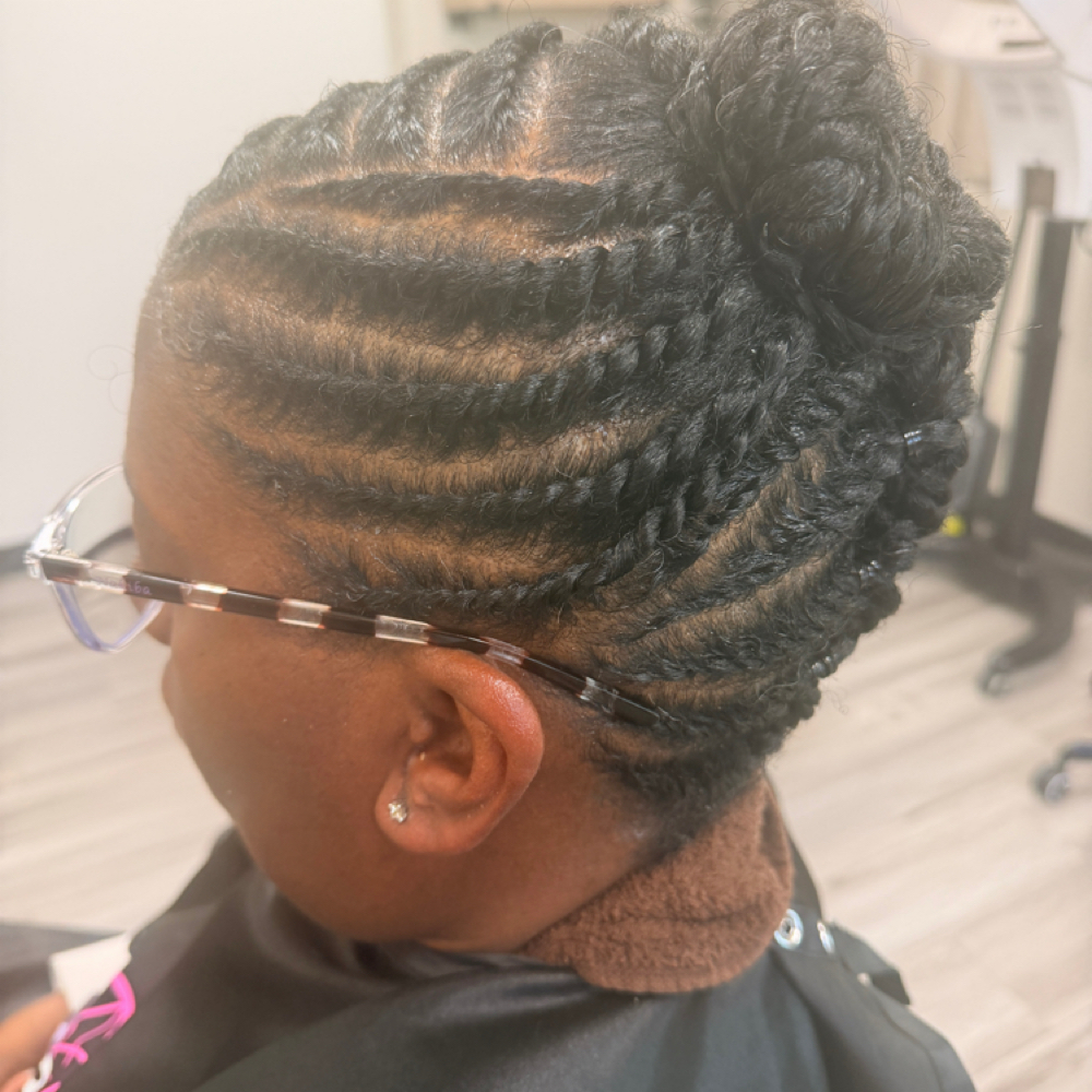 Flat Twist at BEL NOVA HAIR STUDIO in Mansfield, TX