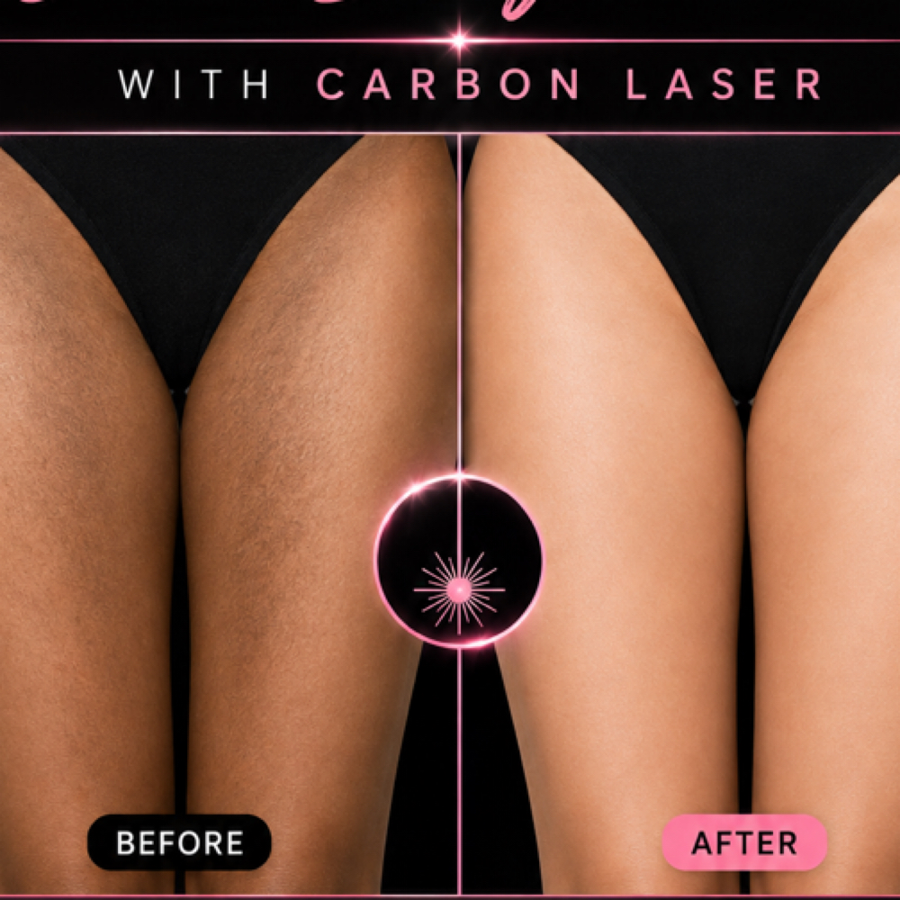 InnerThighs CarbonLaser Brigthening at Nena’s Beauty Glow Bar in North Las Vegas, NV