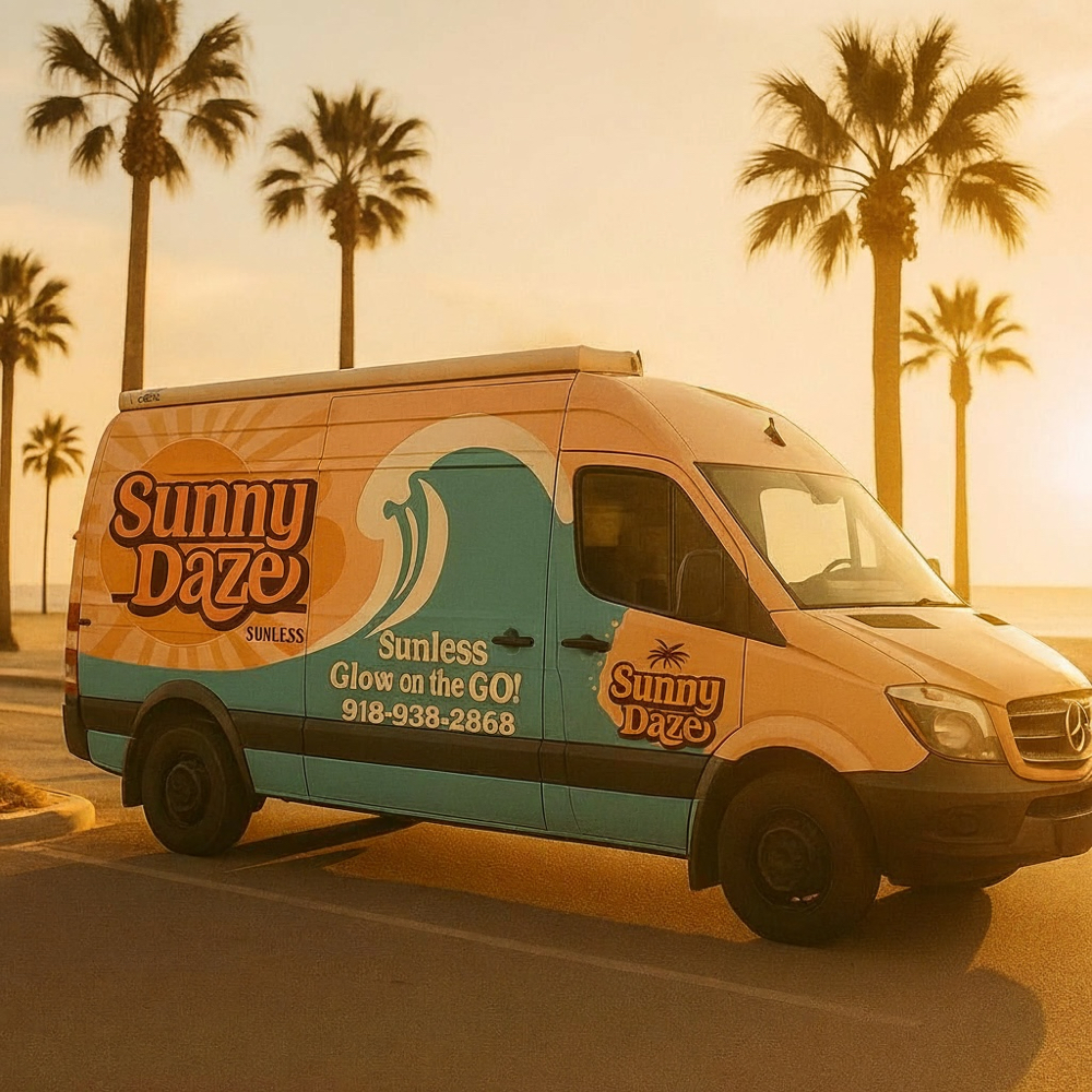 Group Mobile Tan - 3 person min. at Sunny Daze Sunless - Mobile Spray Tanning & Ear Piercing in Lawrence, KS