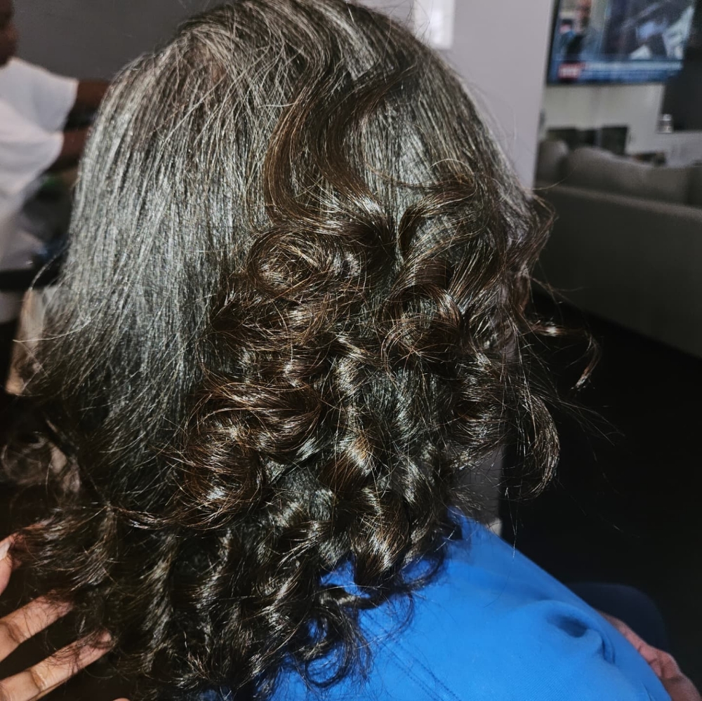 Vegan Shampoo Treatment With Steam at Josephine's Girls Hair Studio💜🦋 in Houston, TX