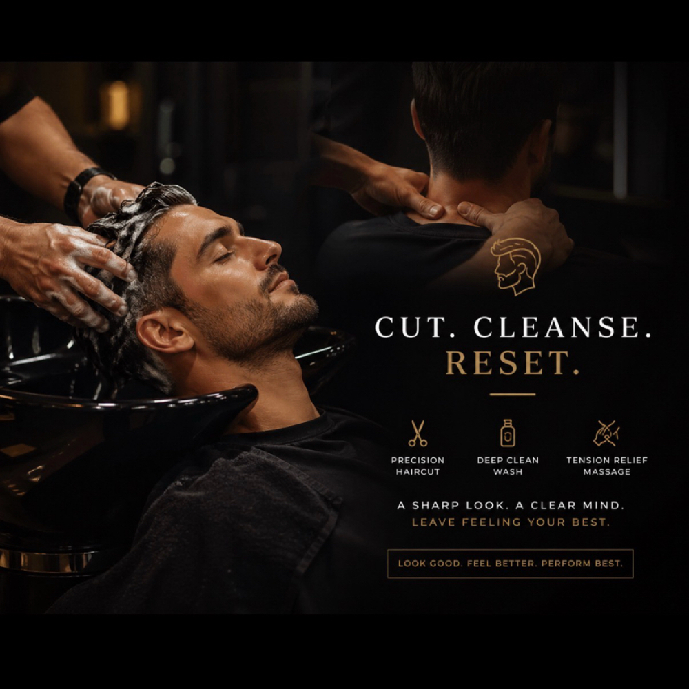 Haircut/Wash+Tension-Relief Massage at Hailey’s Cuts & Fades in Jonesboro, AR