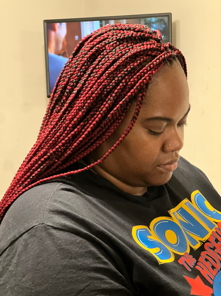 Box Braids at Tima hair braiding in Greensboro, NC