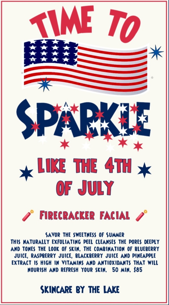 Firecracker Facial 💆‍♀️🇺🇲🧨💥